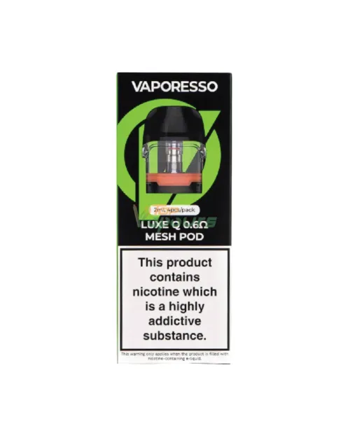 Luxe Q Vaporesso Pods (4-Pack) 0.6