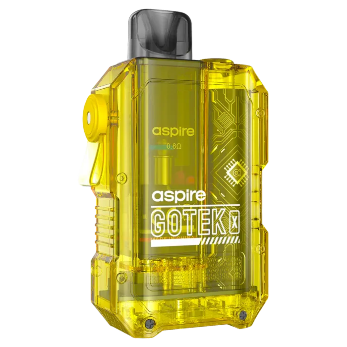 aspire gotek x pod kit translucent yellow