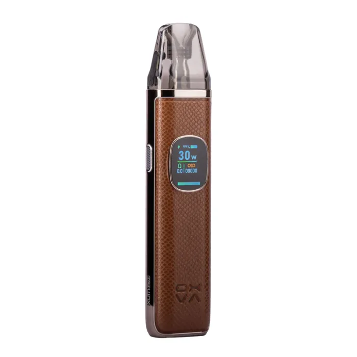 xlim pro 2 pod kit oxva brown python angled