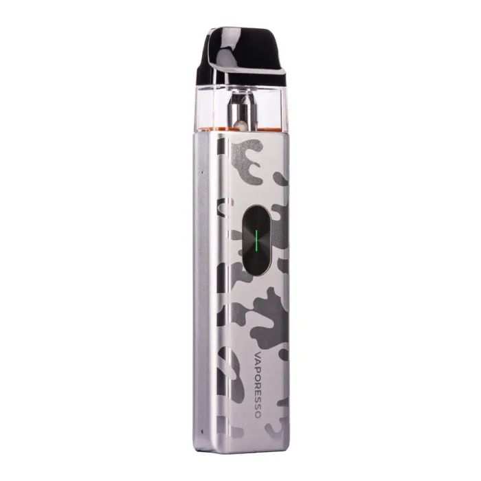 xros 4 mini pod kit by vaporesso camo silver